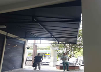 Toldo fixo na Zona Norte